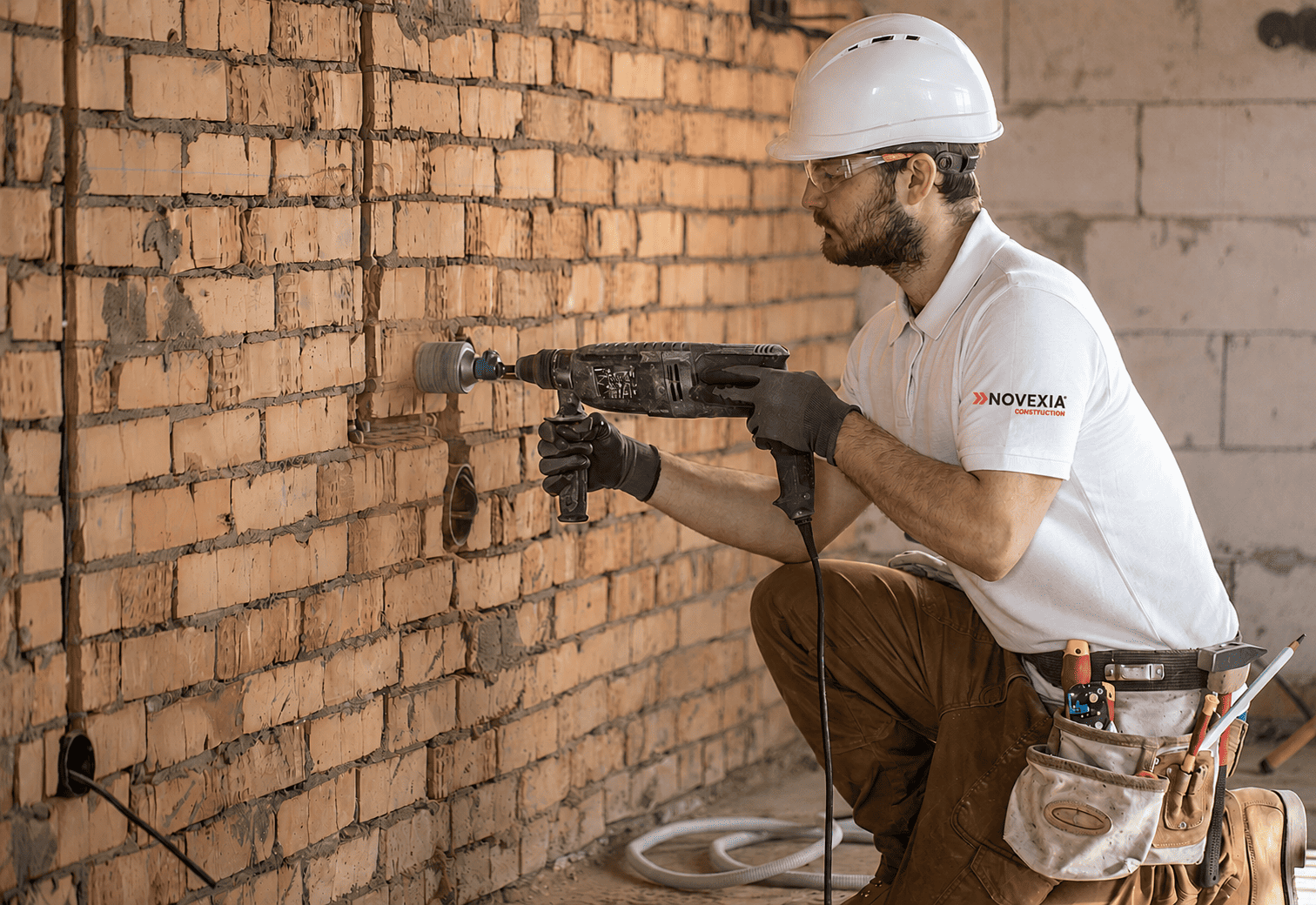Trabajos de albañilería Novexia Construction en toda España